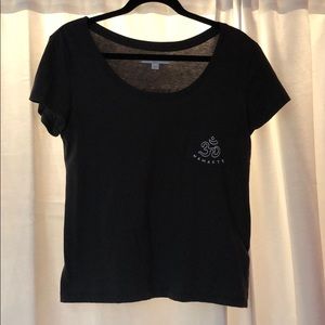 Spiritual gangster OM Namaste scoop neck t